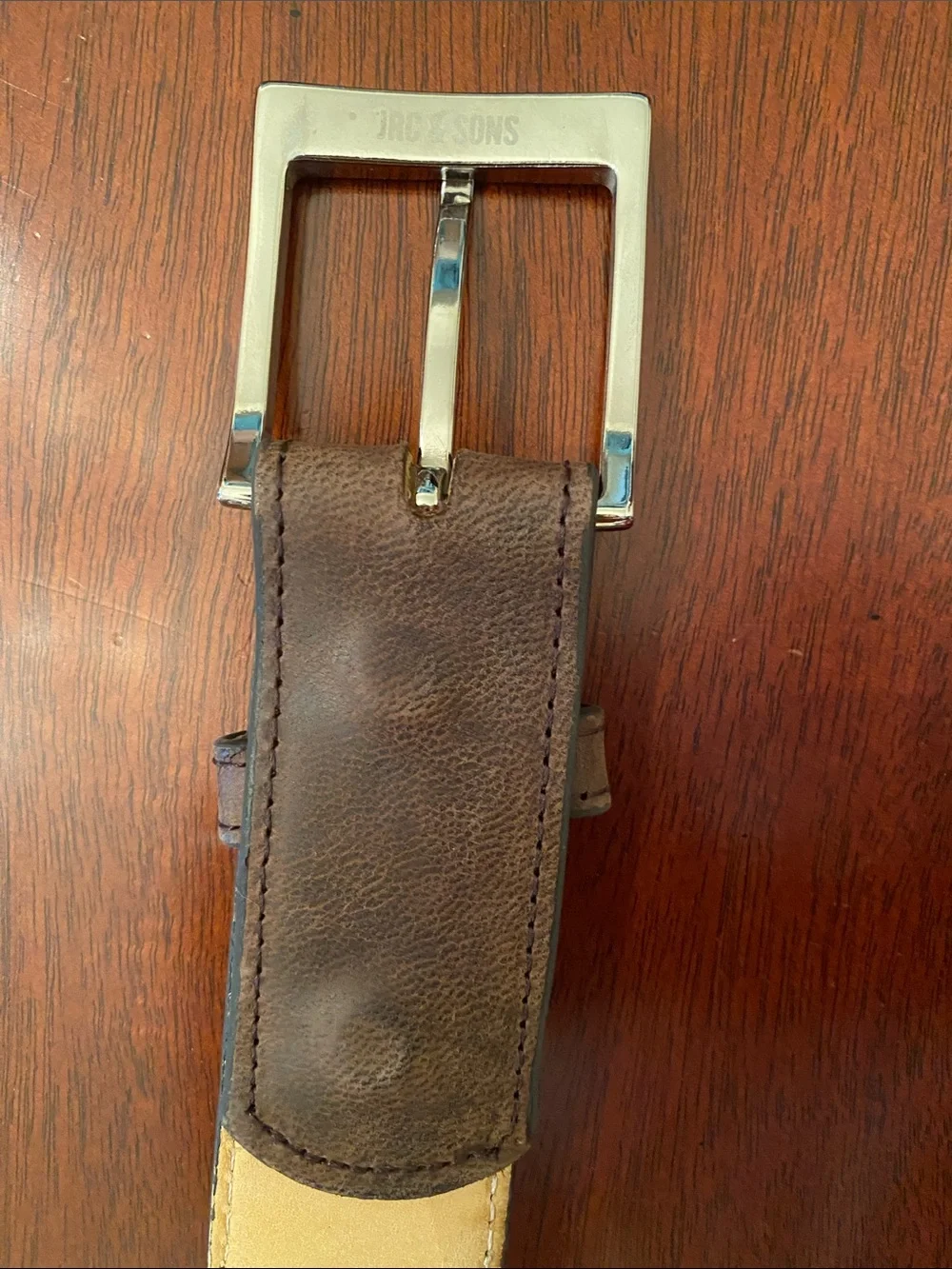 JRC & Sons Handmade Genuine Goat Leather Belt Size 44